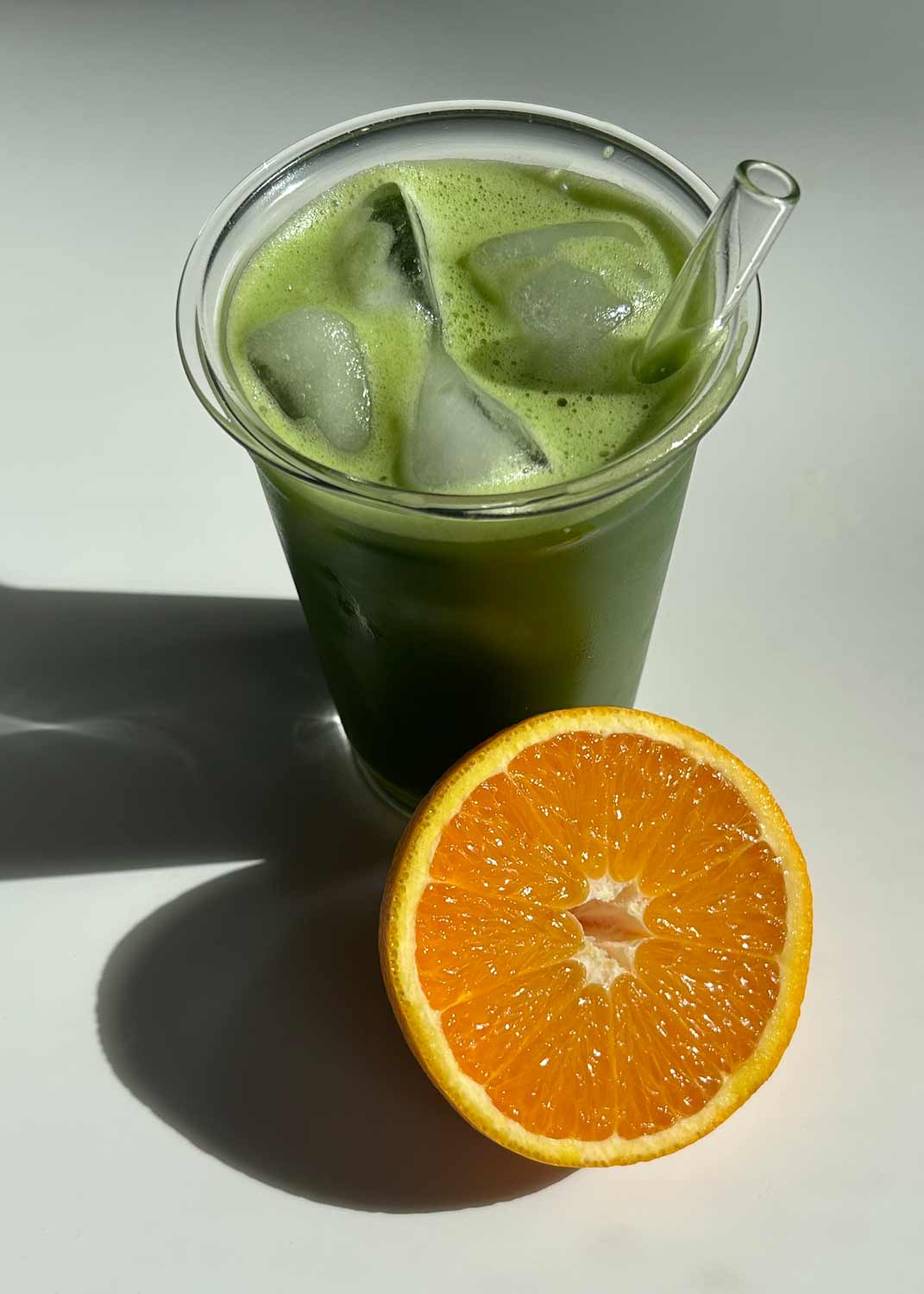 Iced Orange Matcha