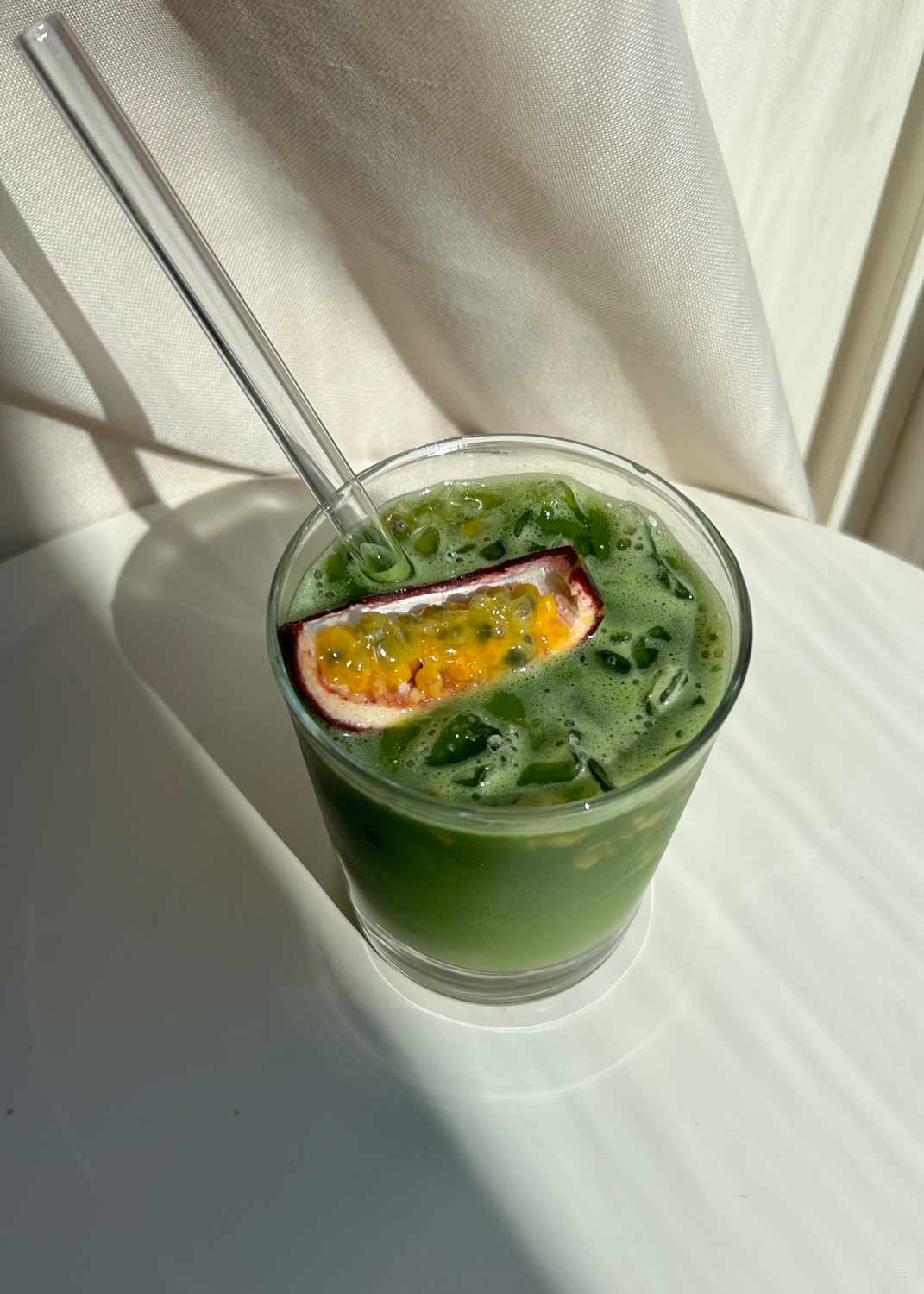 Passionfruit Matcha Latte