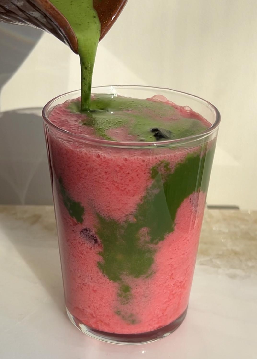 Raspberry Milk Matcha