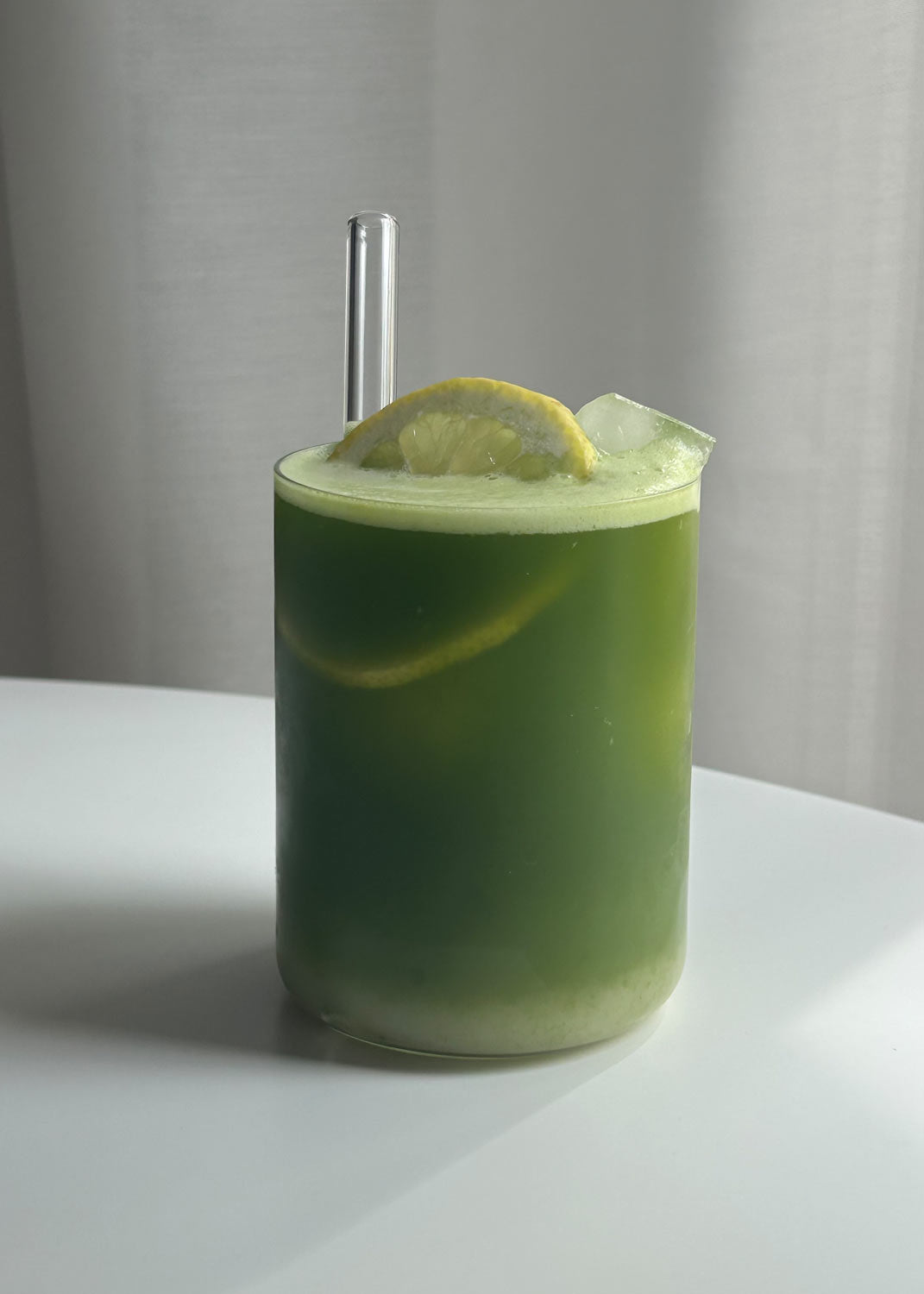 Ingwer Zitronen Matcha Limonade