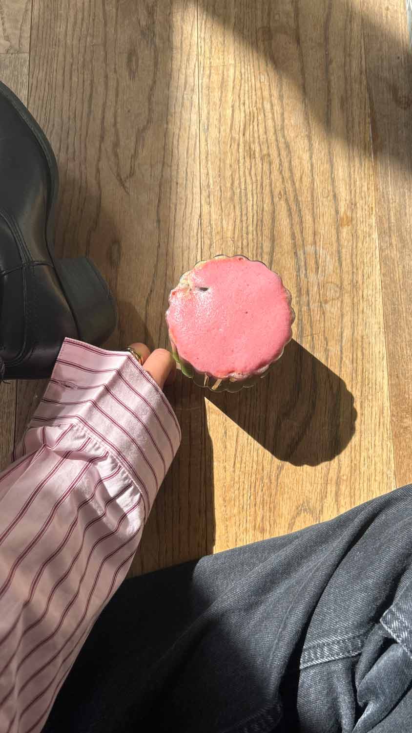 Strawberry Cloud Matcha Latte