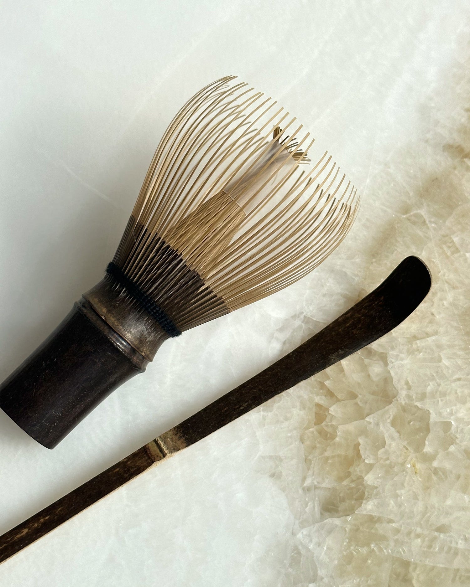 Matcha Whisk + Spoon Premium Set