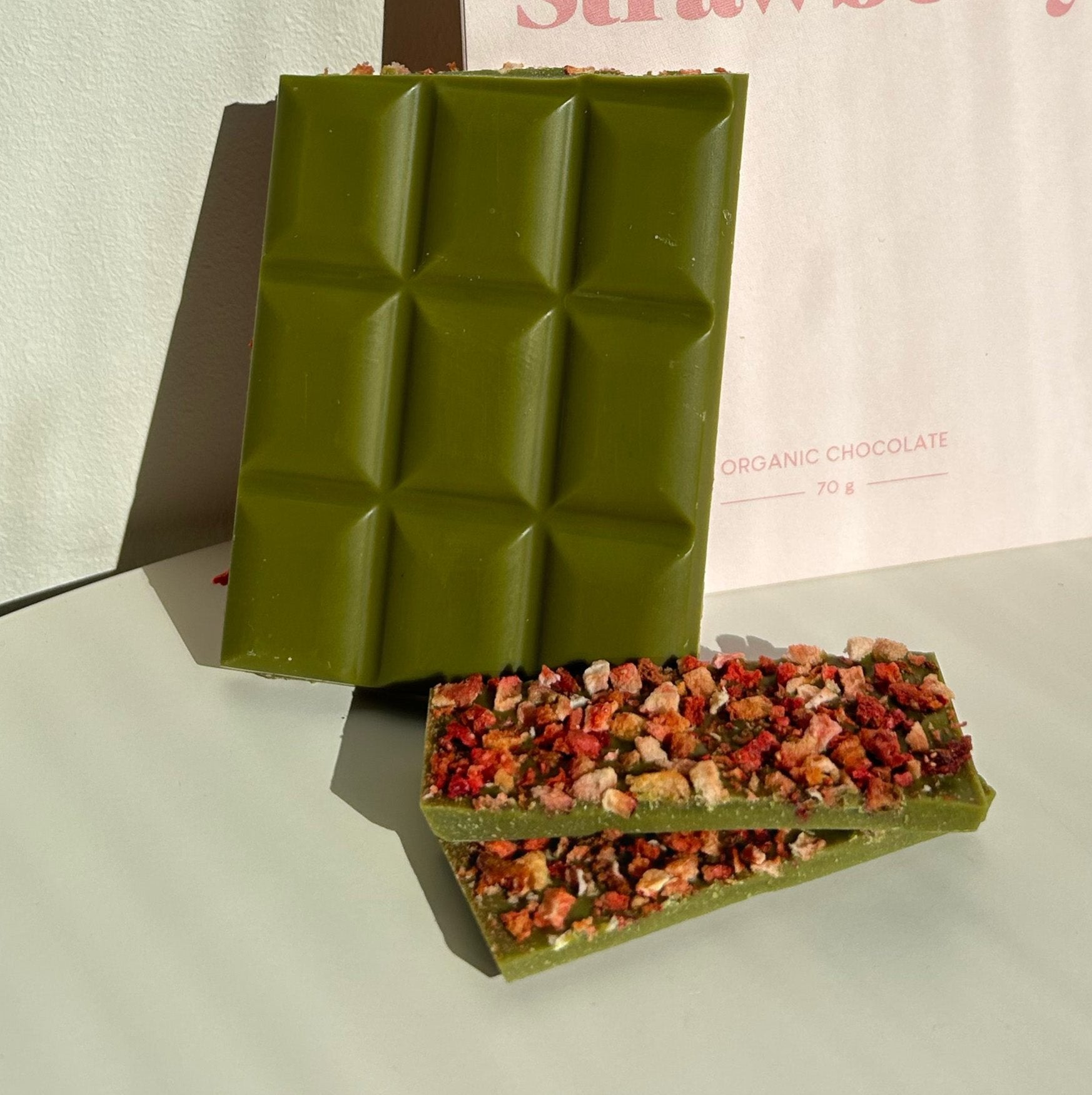 Bio - Matcha Schokolade Strawberry