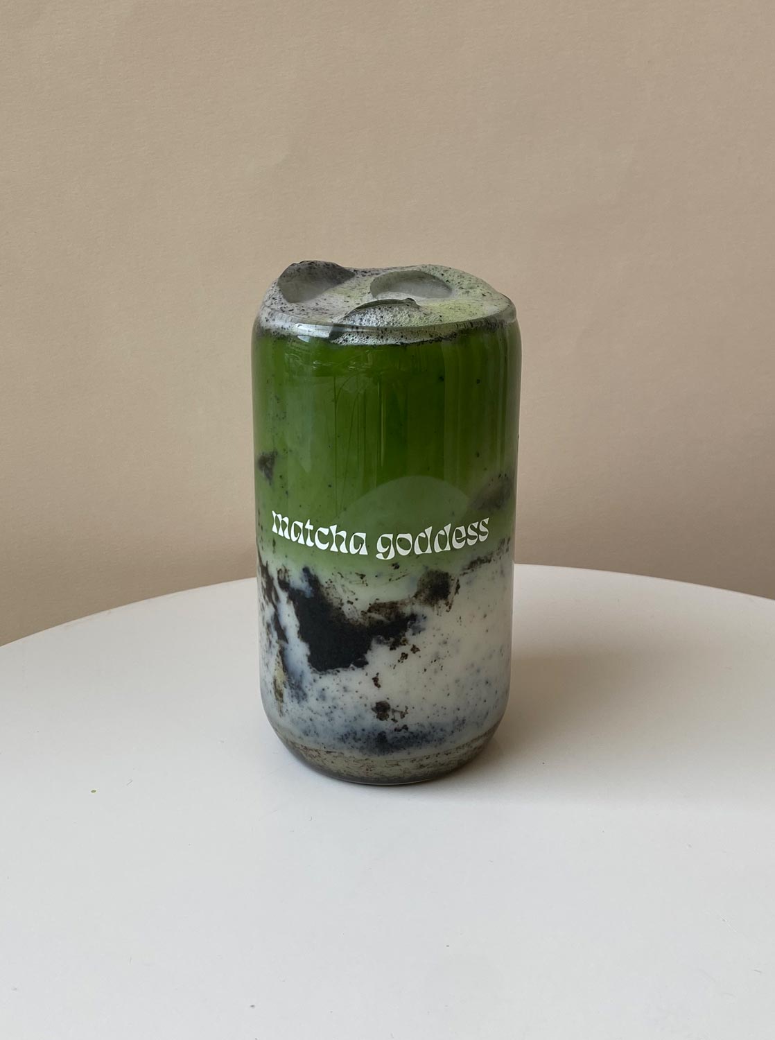 Black Sesame Matcha Latte