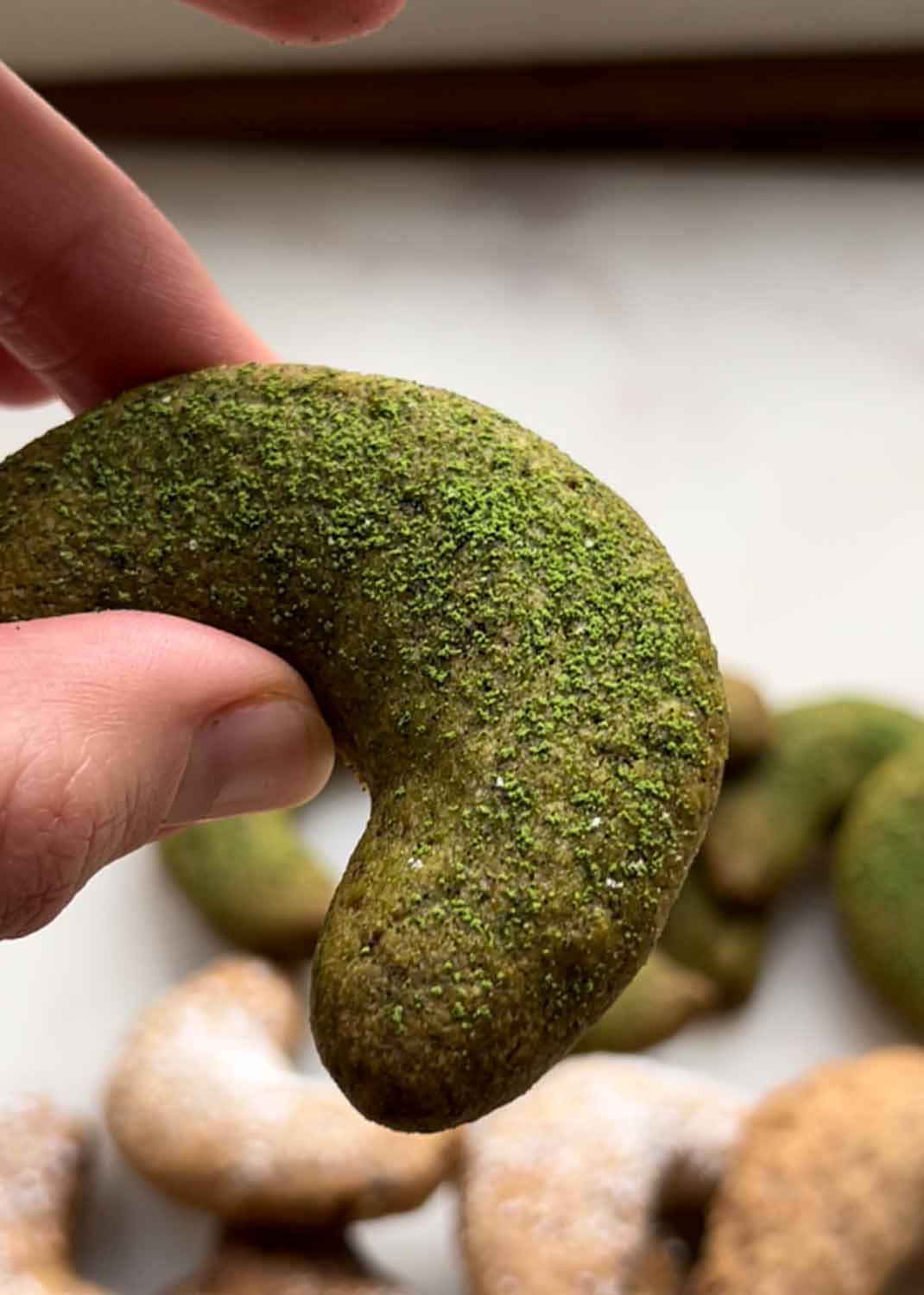 (Matcha) Vanille-Kipferl – klassisch & grün verfeinert 🌙