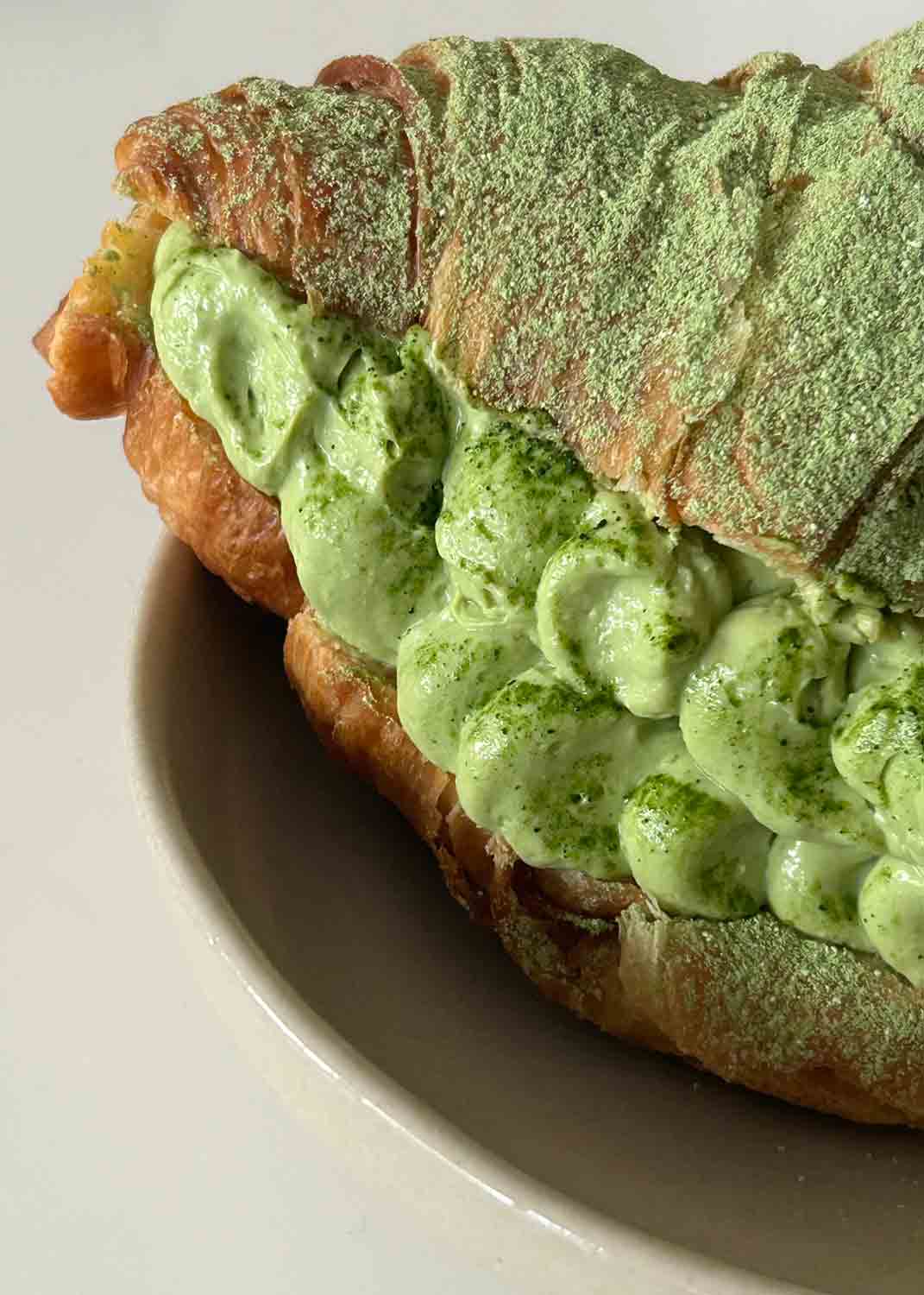 Matcha White Chocolate Mousse