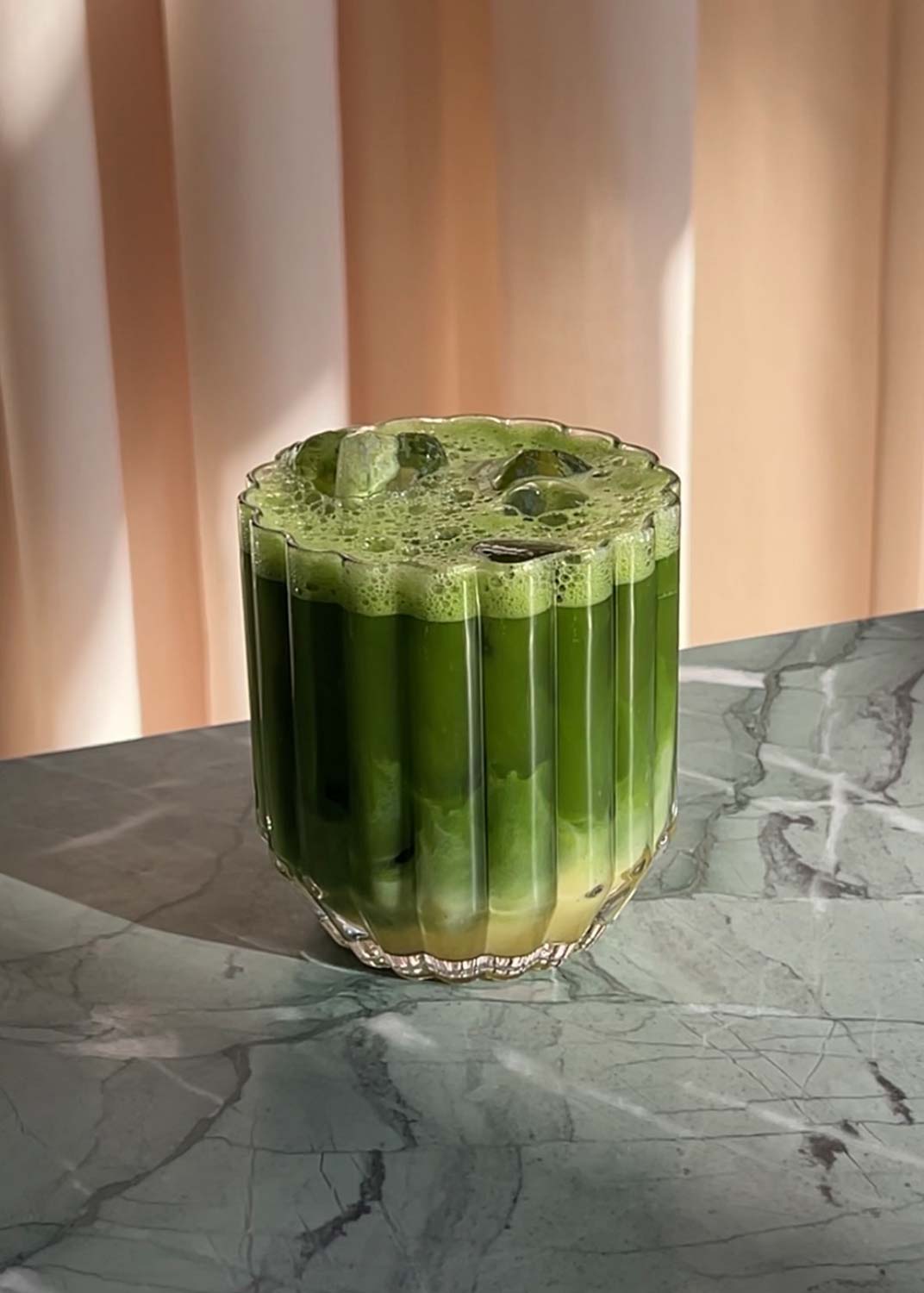 Pineapple Matcha Ginger Fizz 🍍