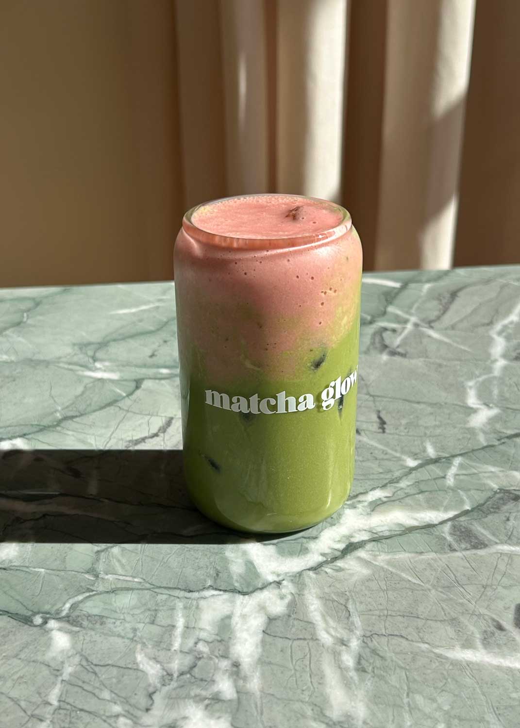 Protein Cherry Matcha Shake