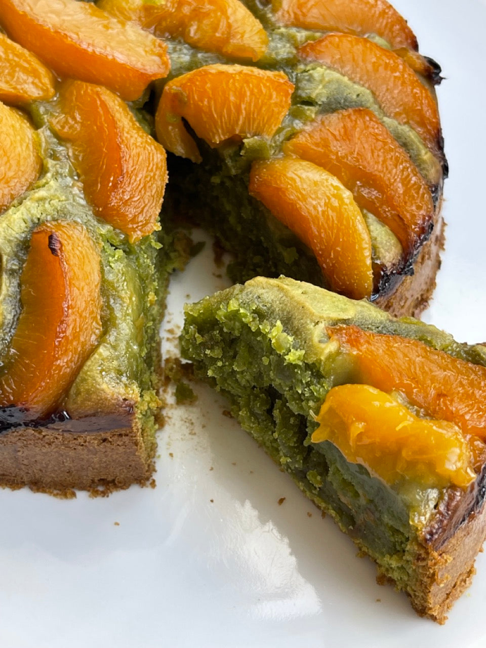 Aprikosen Matcha Kuchen – HEALTH BAR GmbH