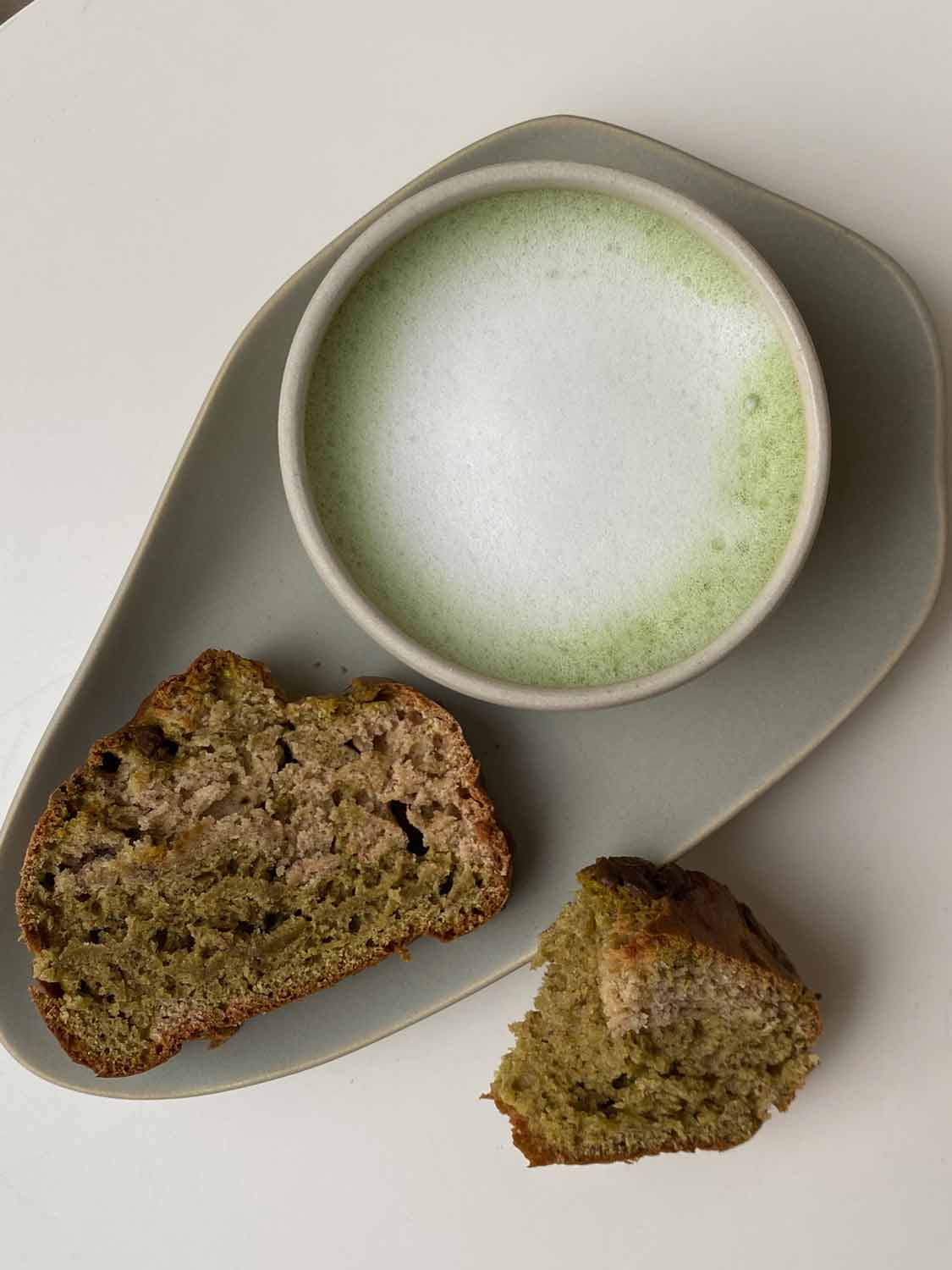 Matcha Marble Banana Bread