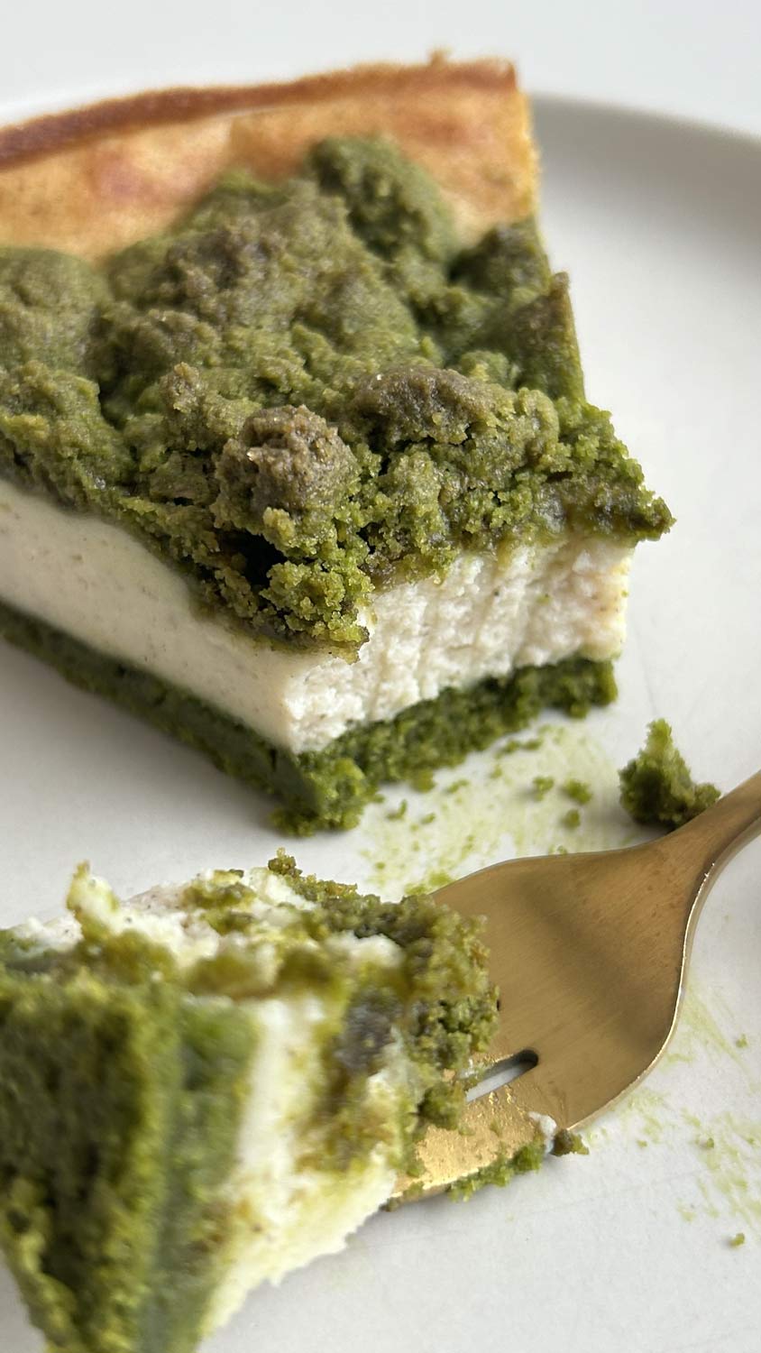 Matcha Zupfkuchen – crispy & creamy vegan and baked green – HEALTH BAR GmbH