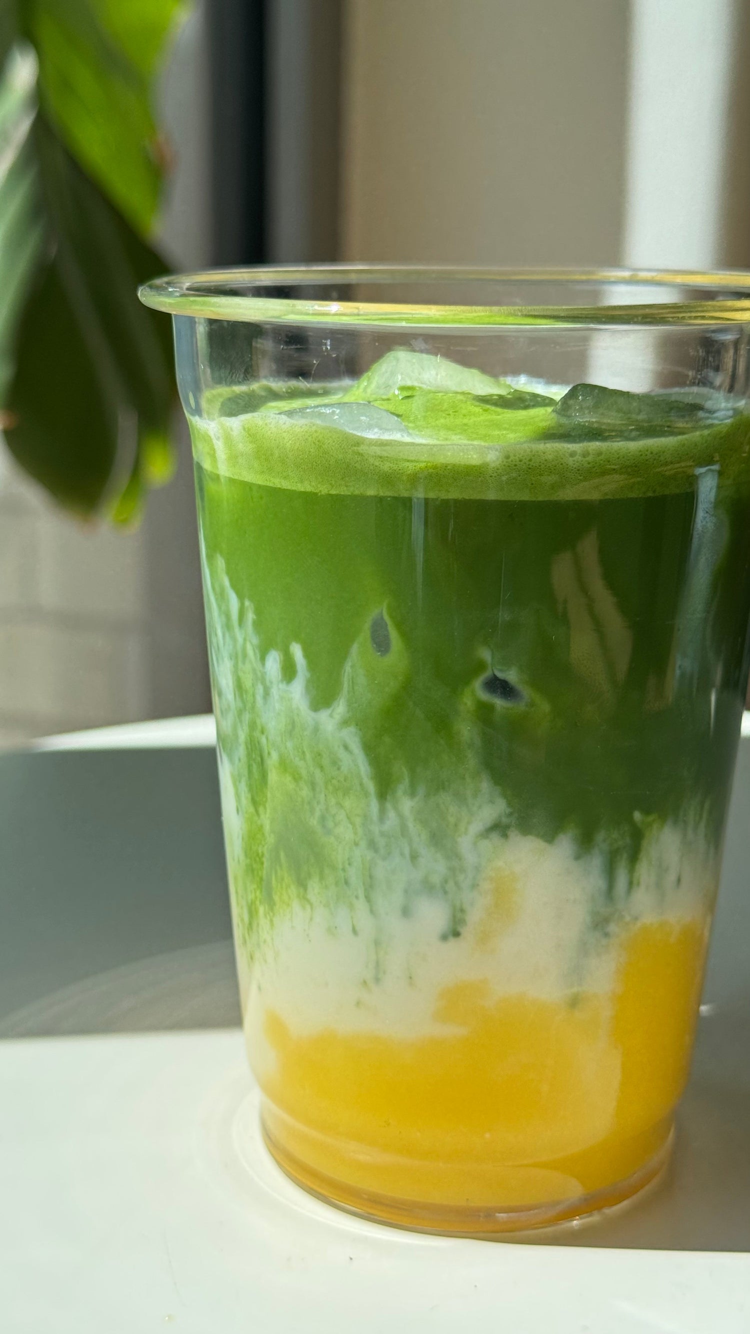 Iced Mango Matcha