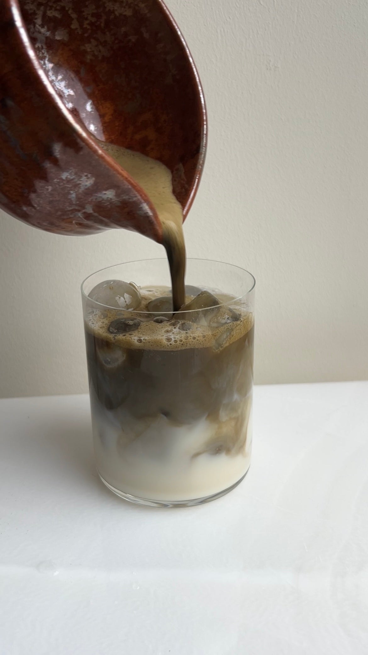 Hojicha Iced Latte