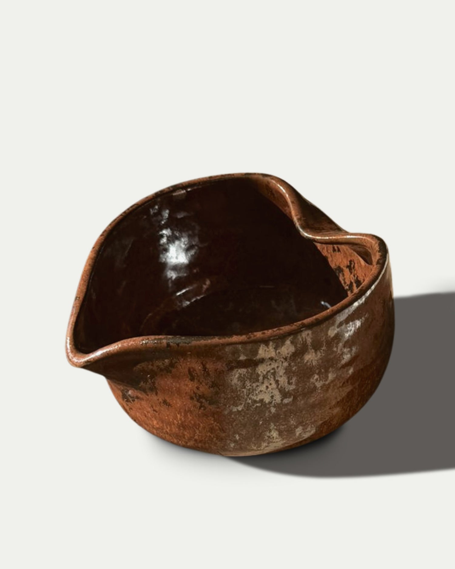 Hearty Mixing Bowl silvery brown