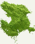Leuchtend grünes Bio Matcha Pulver von Health Bar, fein vermahlen aus erster Ernte mit samtiger Textur