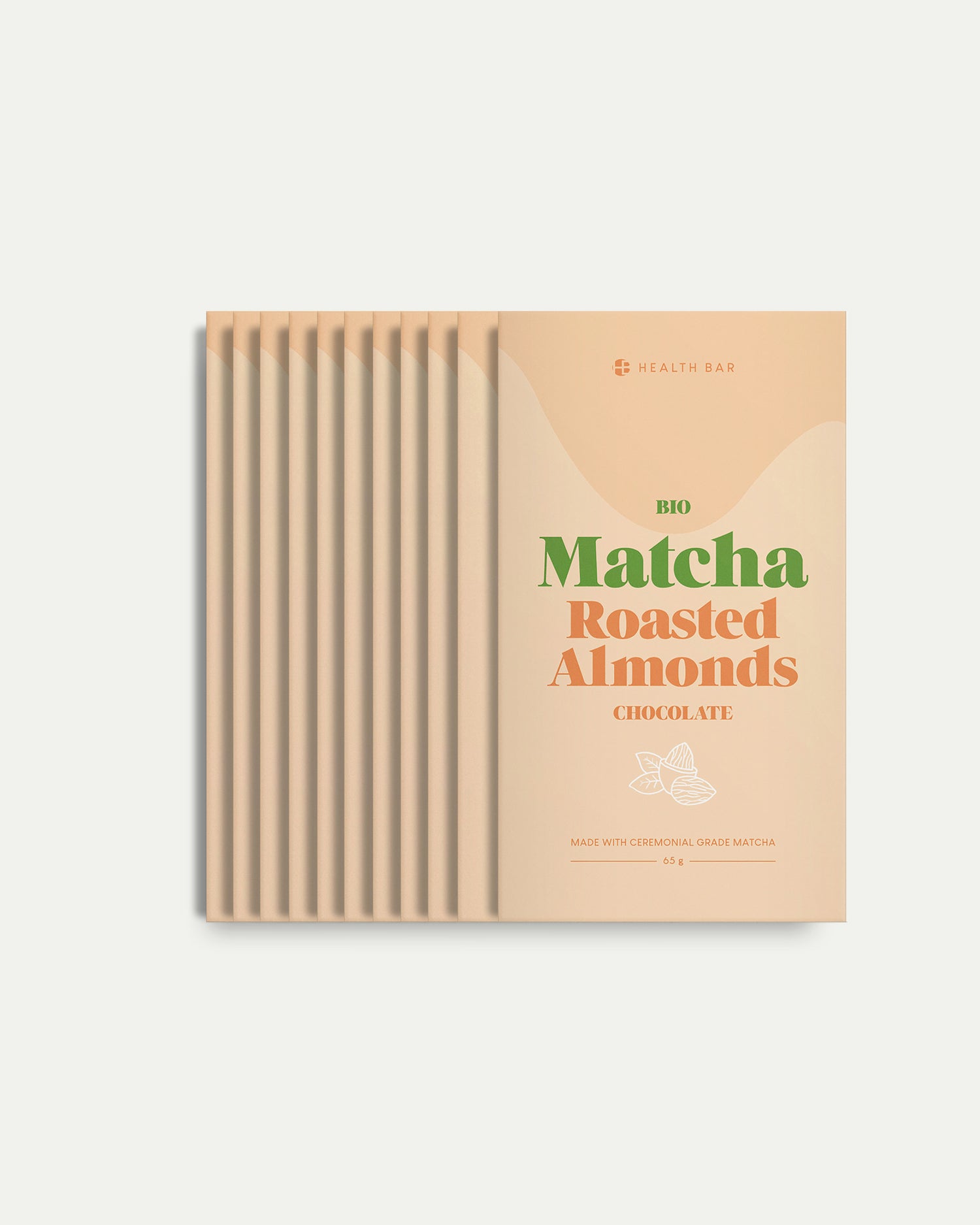 Bio - Pack de drogues aux amandes rôties au chocolat Matcha