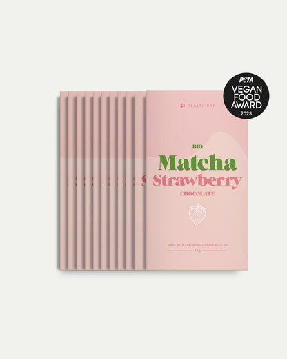 Bio - Pack de drogué de fraise au chocolat Matcha