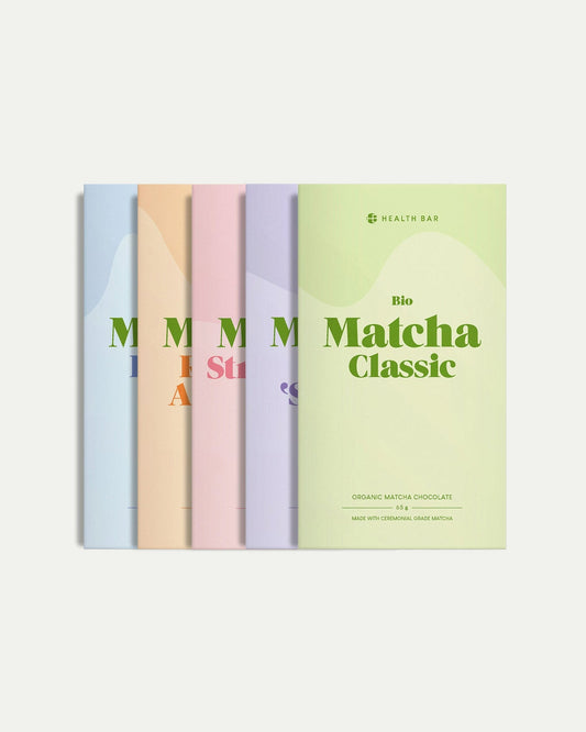 Bio - Matcha Schokolade 5er Pack