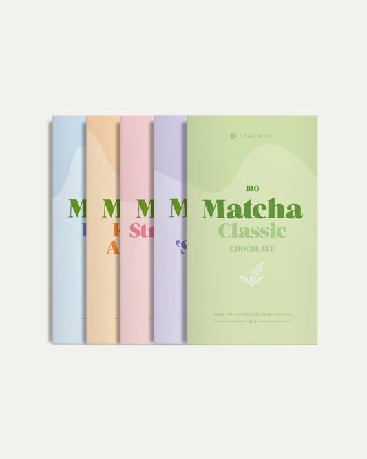 Organic - Matcha chocolate 5-pack