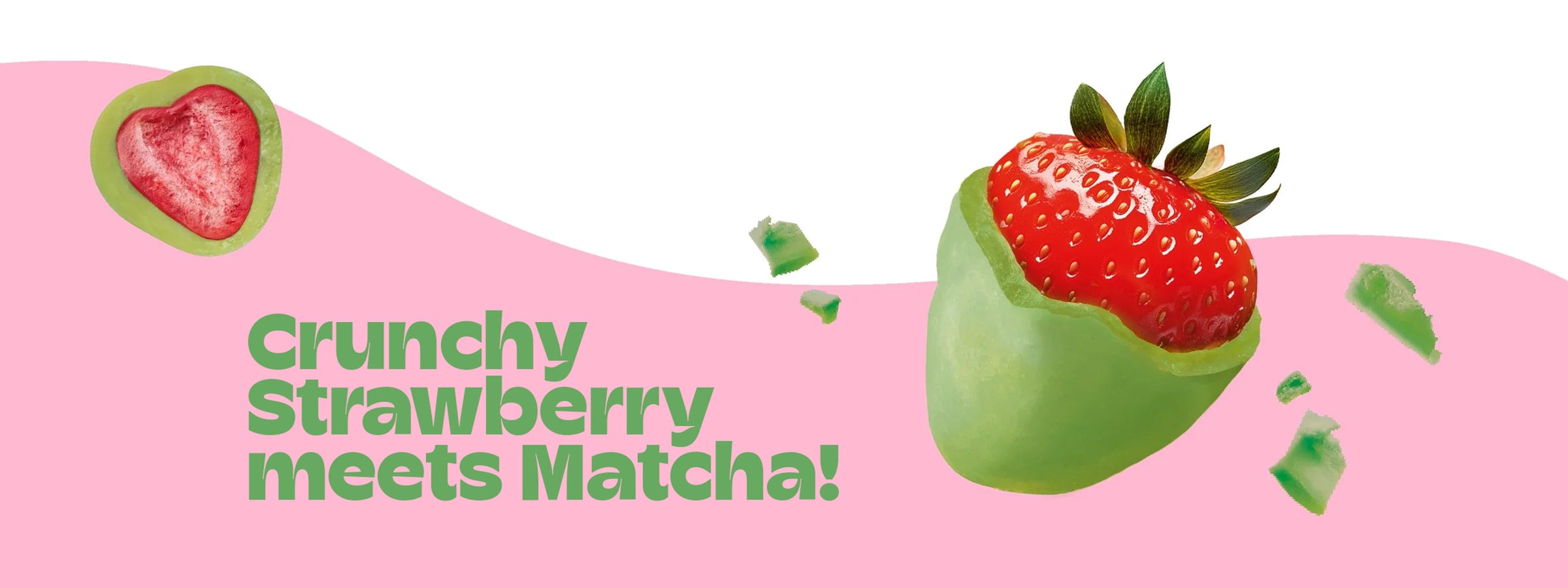 Crunchy Strawberry meets Matcha
