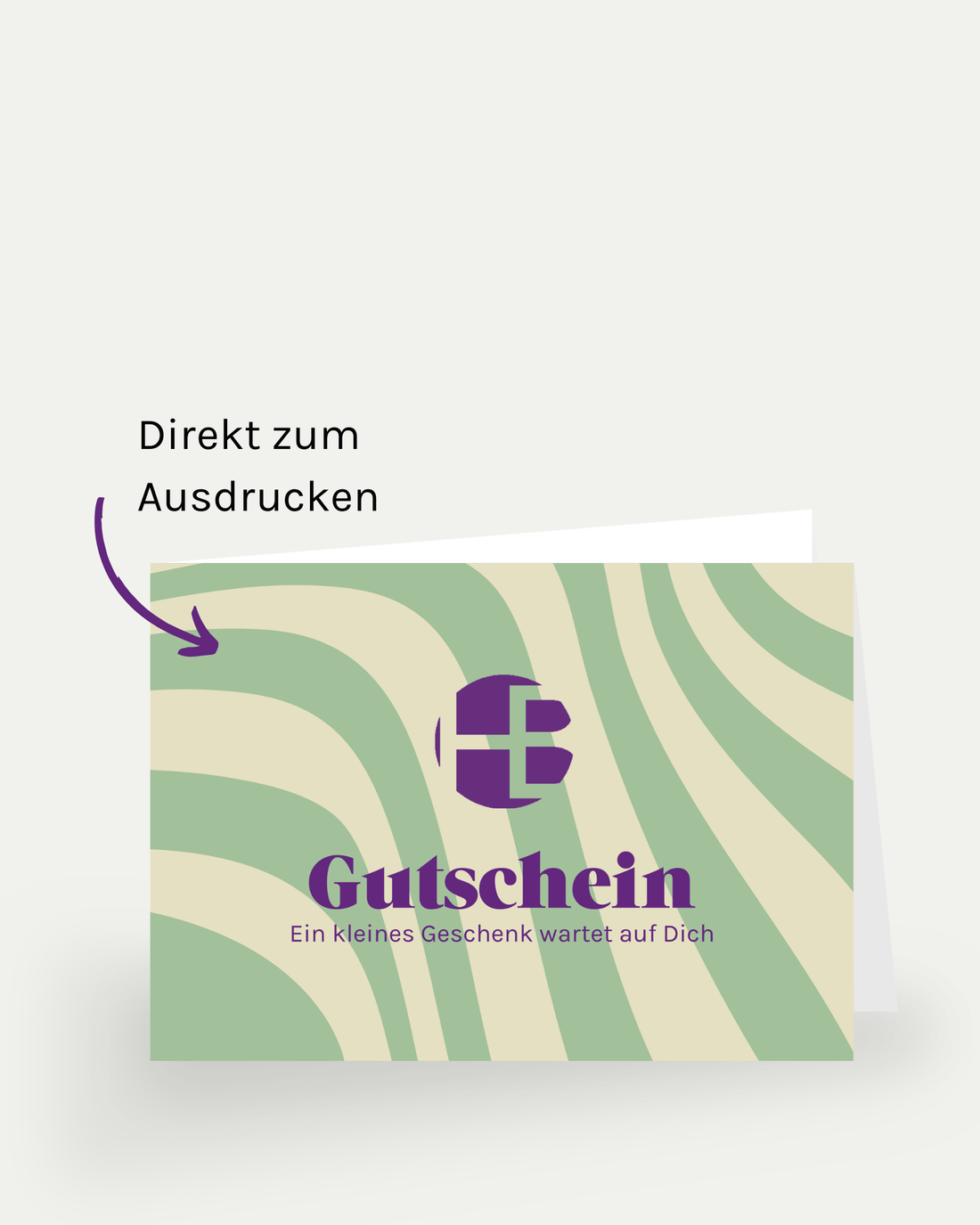 Health Bar Gift Card - Voucher Design Sencha