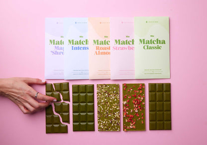 Bio - Matcha Schokolade 5er Pack