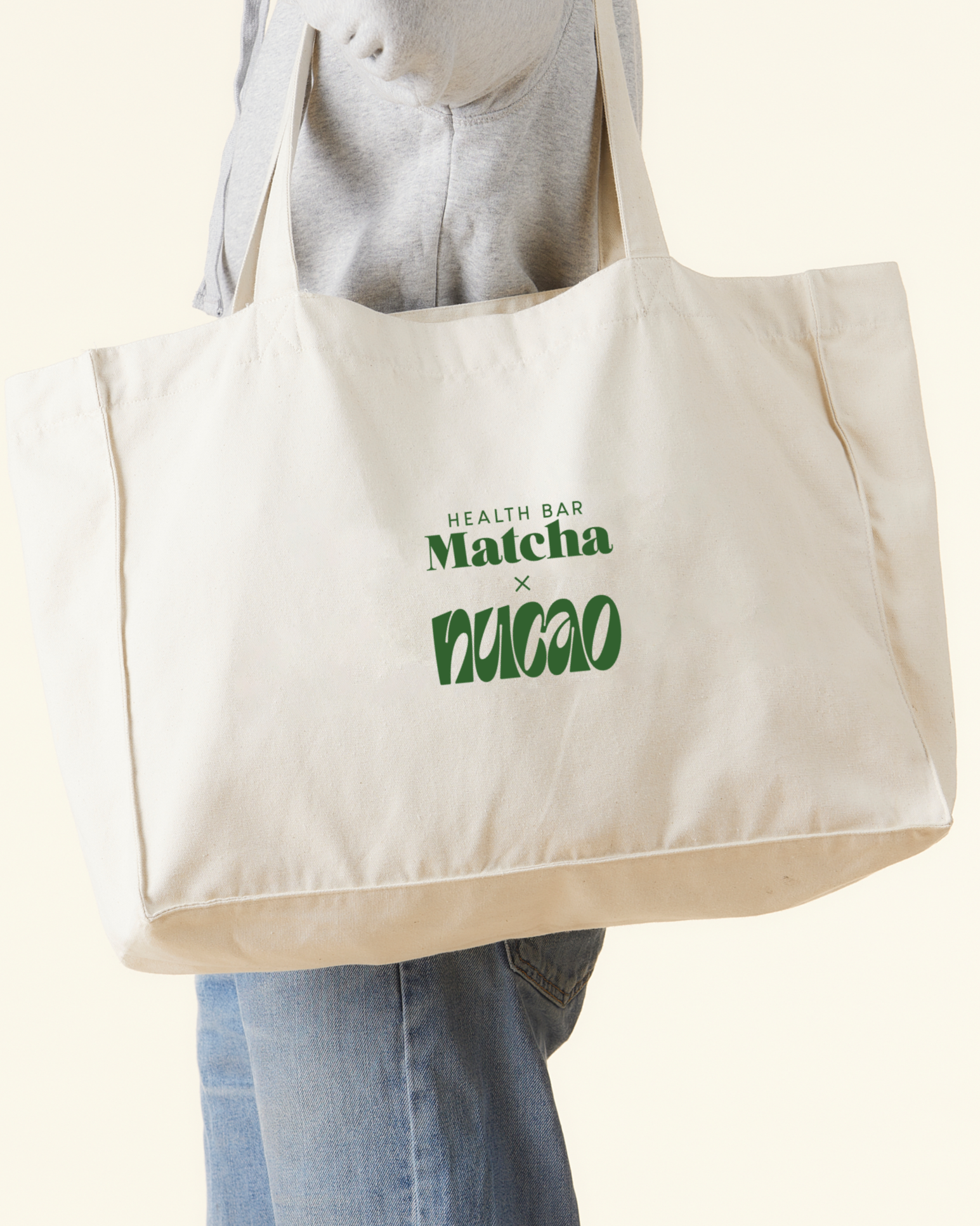 Health Bar x Nucao Shopper I LIKE YOU VERY MATCHA