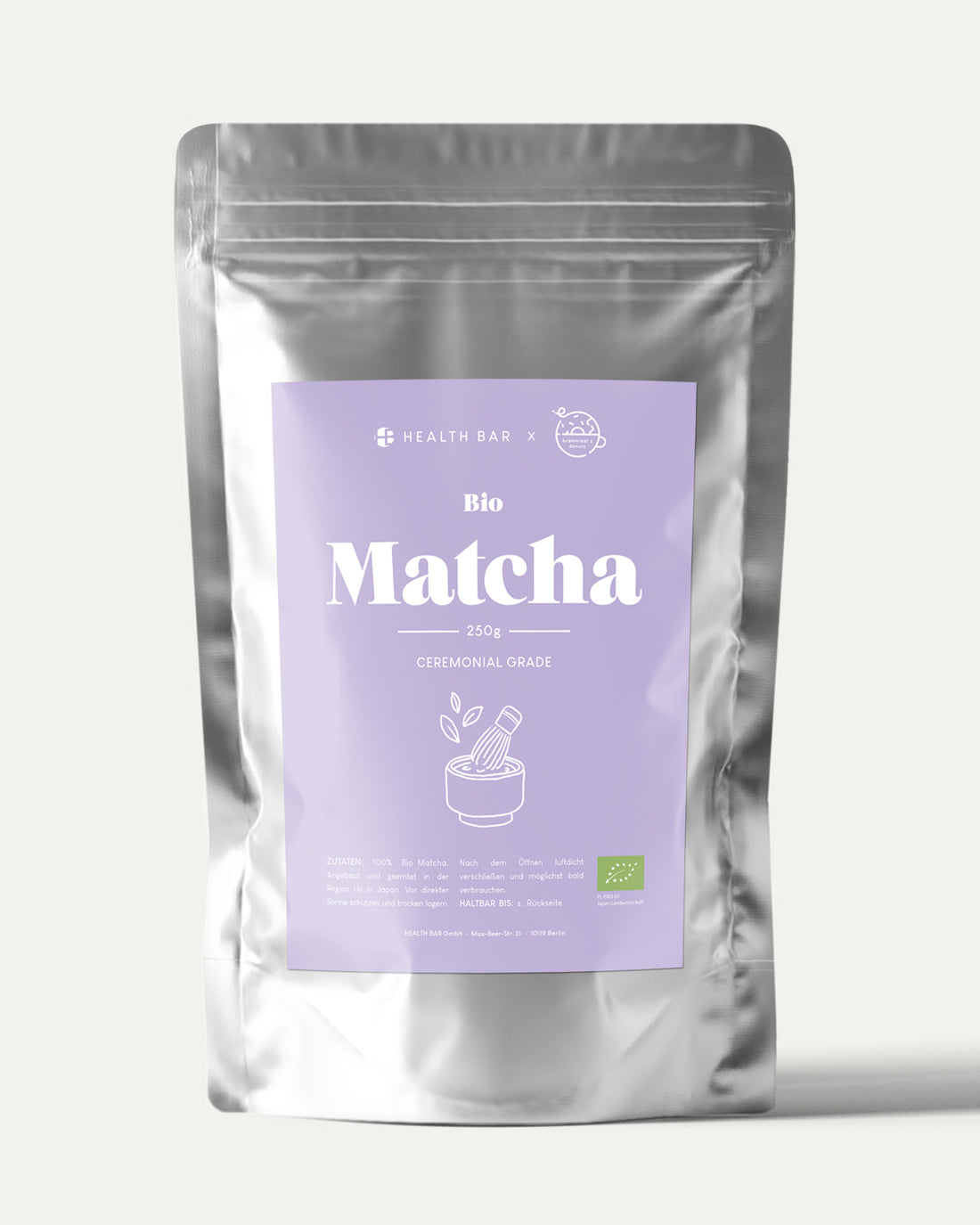 Brammibals 250g Matcha bio Ceremonial Grade