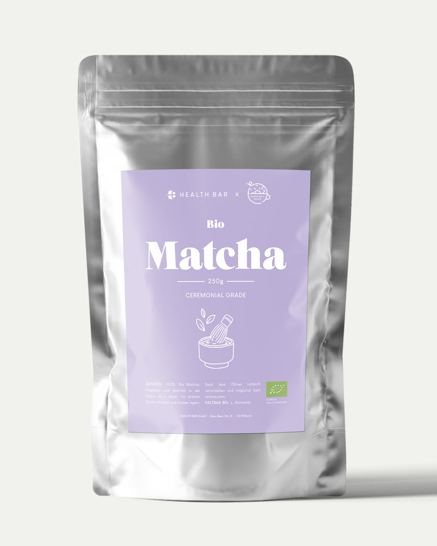 Brammibals 250g Bio Matcha Ceremonial Grade