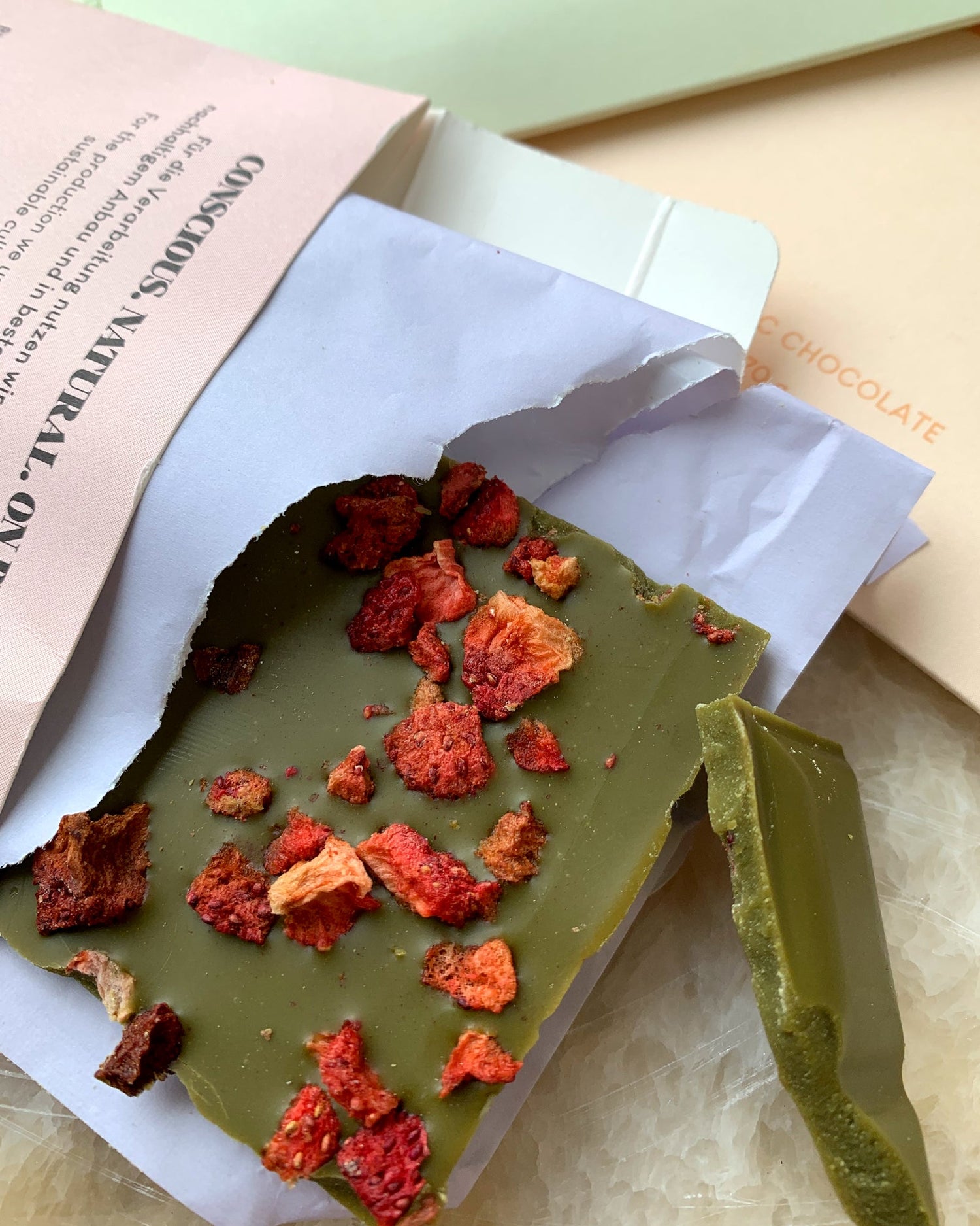 Bio - Pack de drogué de fraise au chocolat Matcha