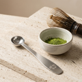 Langlebiger silberfarbener Messlöffel aus Edelstahl für Matcha Tee